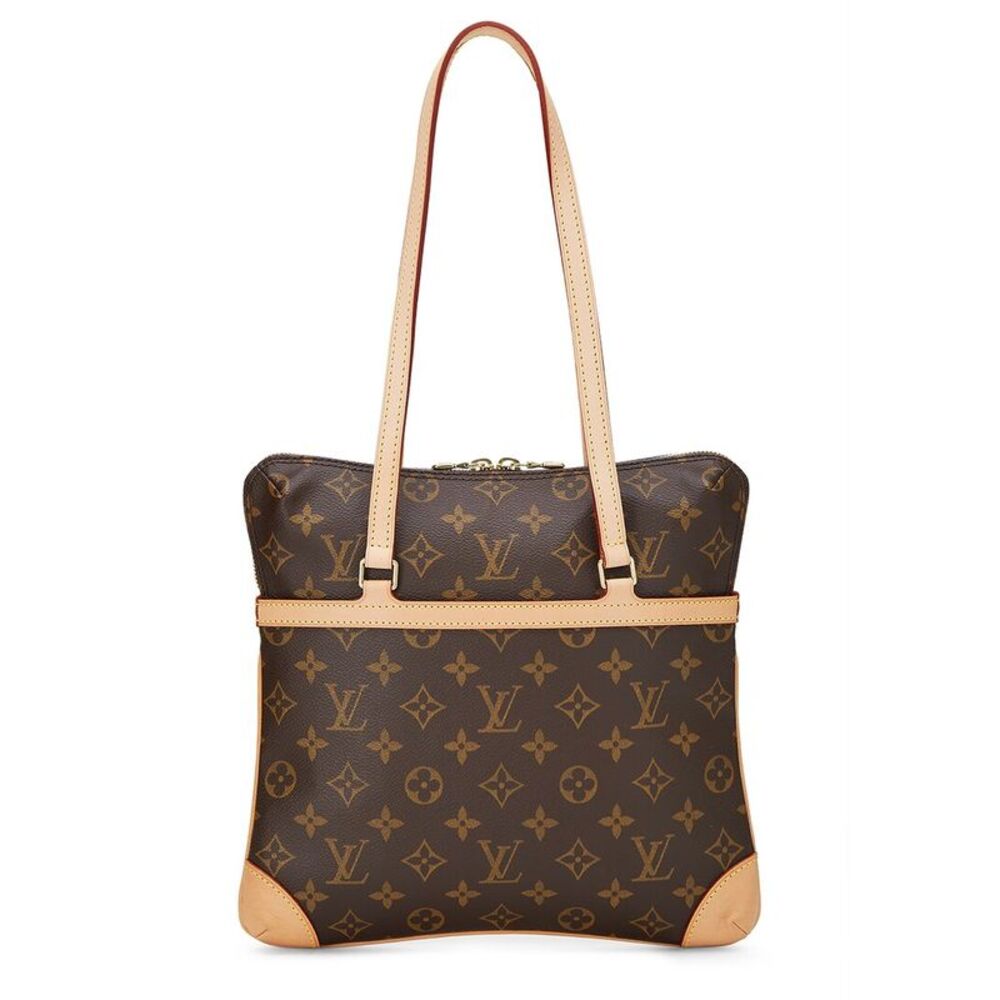 Louis Vuitton Brown Monogram Coated Canvas Coussin Gm (Authentic Pre-Loved)